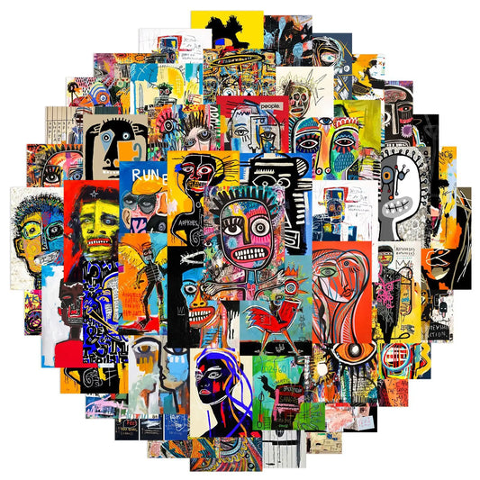 Abstract Art Cartoon Stickers for Phone, Laptop, Luggage, Skateboard - 10/30/50PCS
