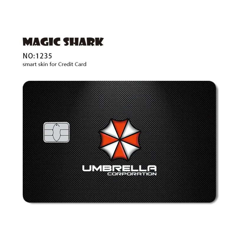 Panda Skull Waterproof Card Sticker for Women