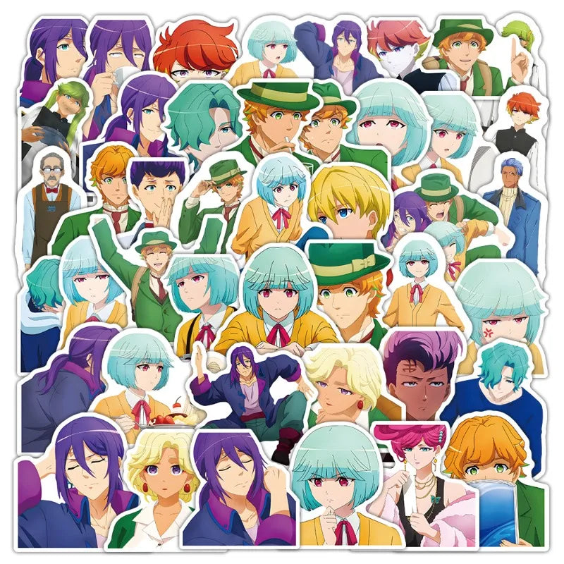 WonderFarm Anime Stickers Pack - Laptop, Phone, Car, Scooter, Water Bottle Decor