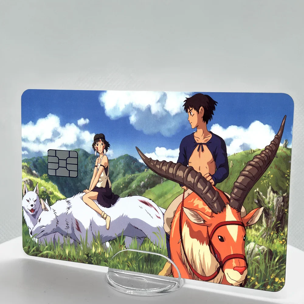 Princess Mononoke Credit Card Matte Stickers Set (4 Pcs)