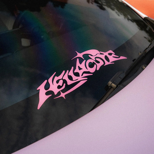 Hellacute Car & Motorcycle Windshield Waterproof Decal