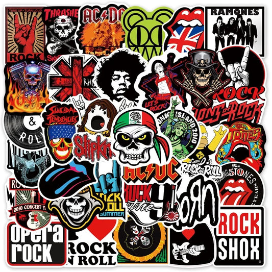 Vintage Rock Stickers 10/30/50PCS Kids Scrapbooking Supplies