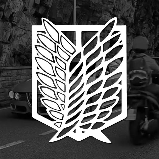 Wings of Freedom Cartoon Stickers for Cars & Laptops