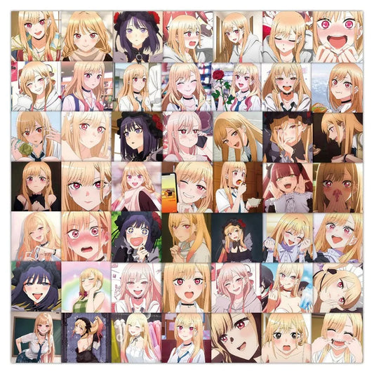 60pcs Kita-gawa Umi Stickers for Luggage, Water Cup, Phone, Laptop, Scooter, Refrigerator Decoration