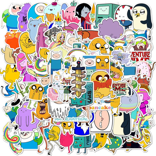Adventure Time Stickers 100Pcs Waterproof Decals