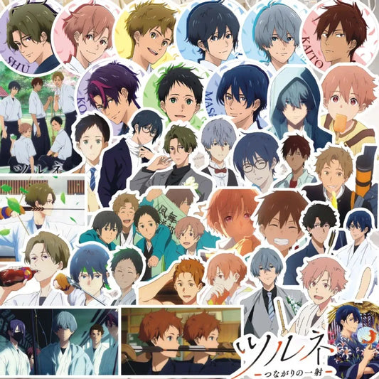 70pcs Hyouka Archery Club Anime Stickers for Laptop, Suitcase, Water Cup, Stationery