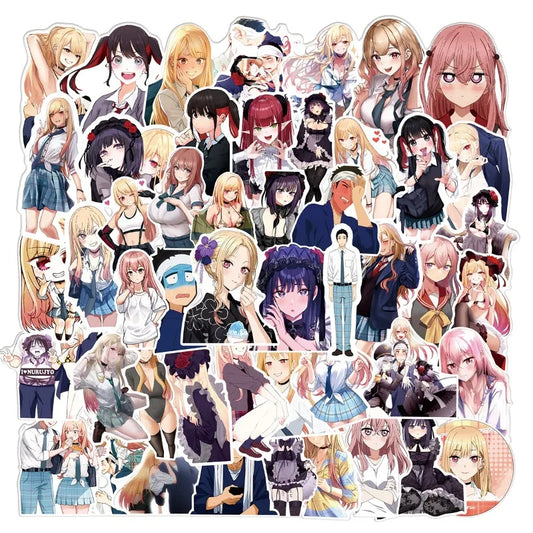 Sono Bisque Doll Decorative Stickers for Luggage, Water Cup, Phone, Laptop, Car, Scooter, Stationery