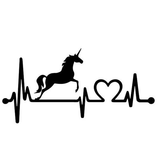 The Love of Unicorns Body Car Decorate Sticker Vinyl Decal