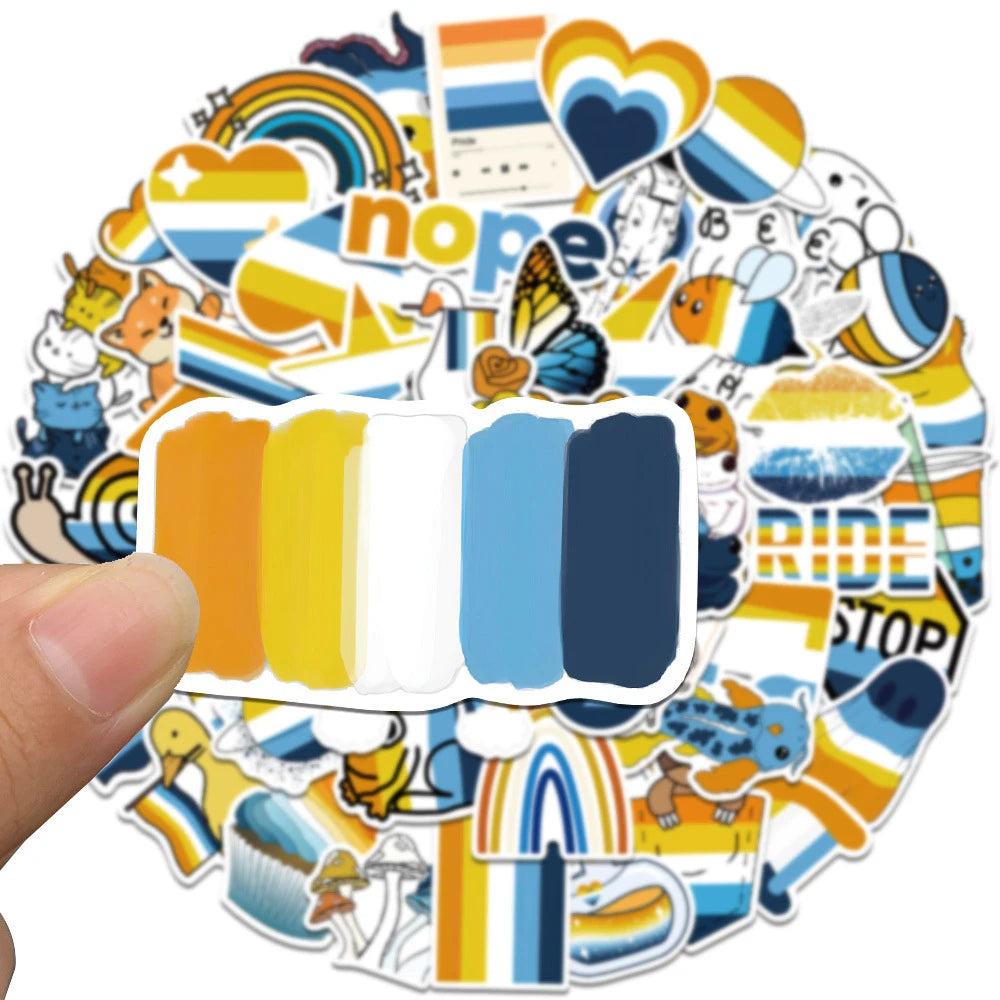 10/30/52PCS Aroace Pride LGBTQ Sticker Packs