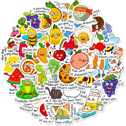 Graffiti Stickers for Kids Rewards DIY Scrapbooking Skateboard Water Bottle
