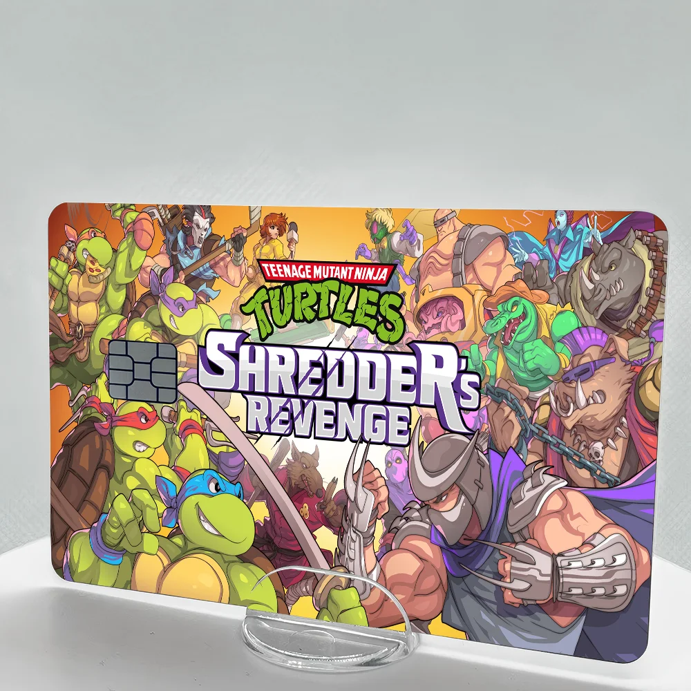 Ninja Turtles Card Stickers Set (4 Pcs)