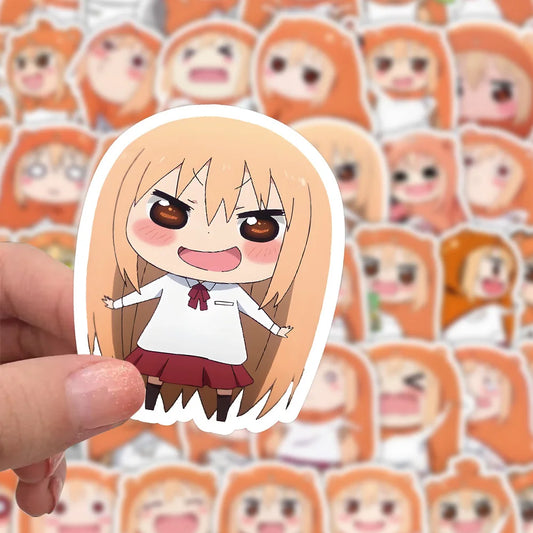 Umaru Anime Stickers: Laptop, Luggage, Guitar, Bike Decals