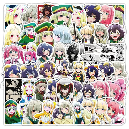 Magical Girls Stickers Pack for Laptop, Phone, Car, Scooter, Suitcase, Water Bottle, Stationery, Refrigerator Decoration