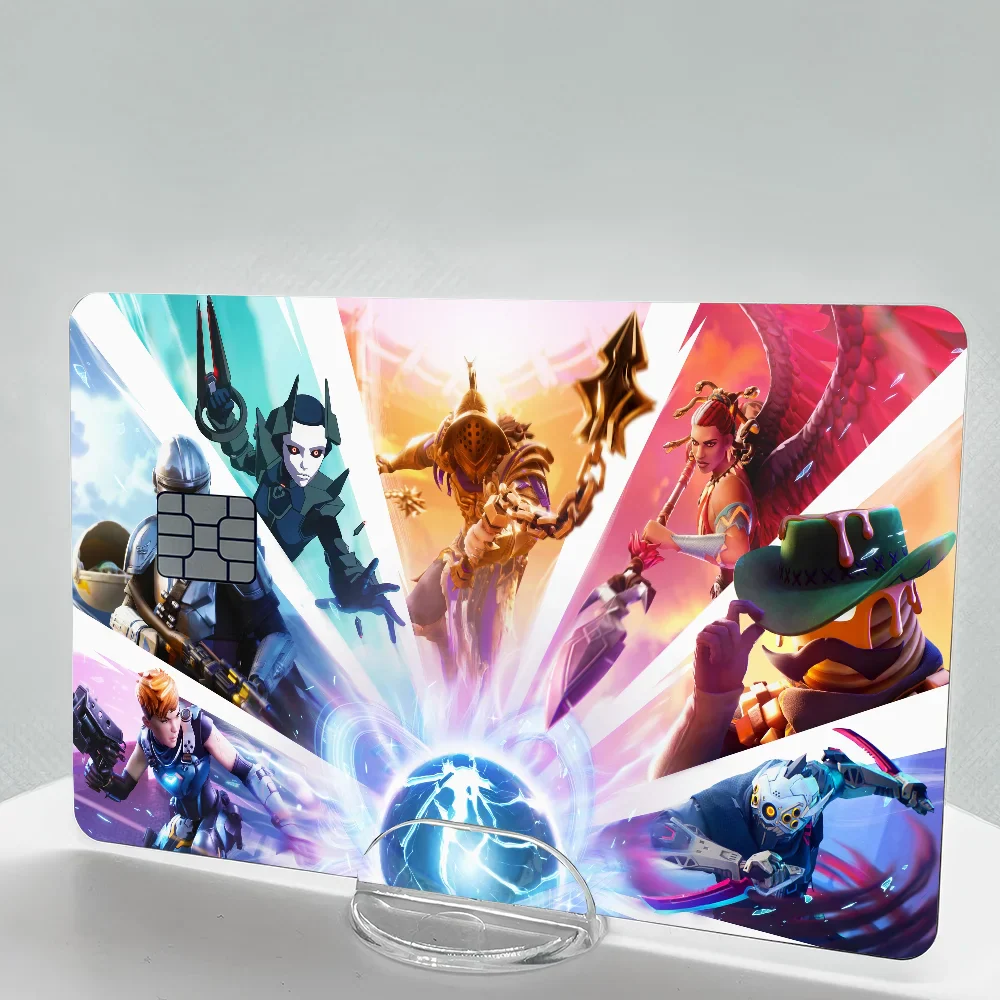 Fortnite Anime Card Skin Stickers Set (4 Pcs)