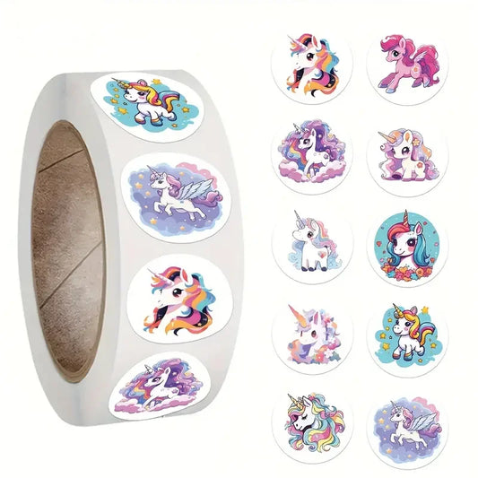 Unicorn Animal Stickers: Kids Reward & Gift Decals