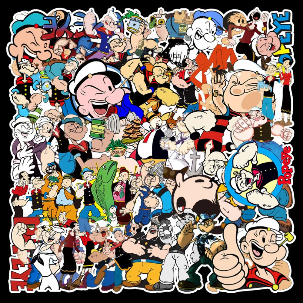 10/50Pcs Cartoon Sailor Stickers Waterproof Decal Laptop Motorcycle Luggage Snowboard Fridge Phone Car Sticker 2023