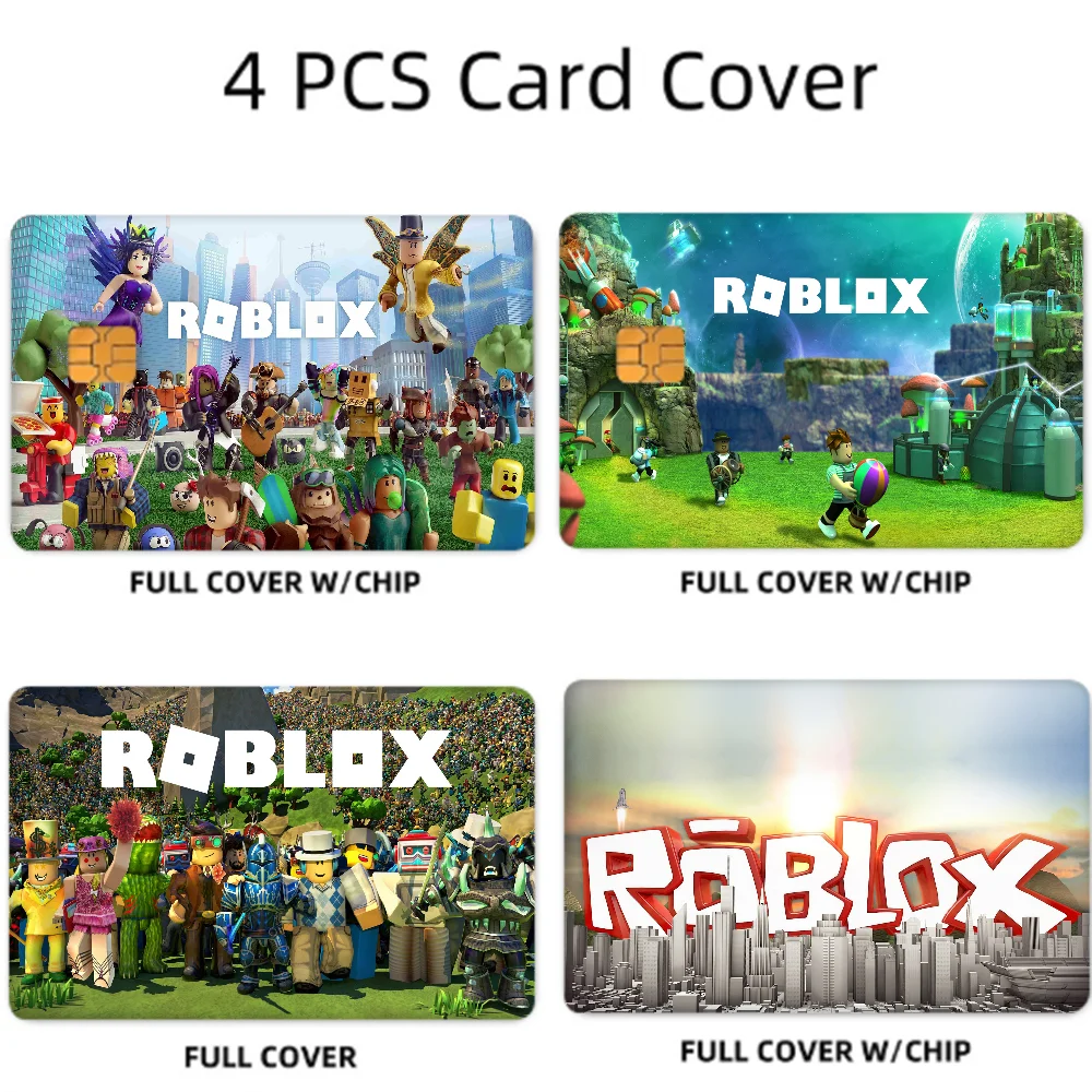 Anime Roblox Card Skin Stickers Set (4pcs)