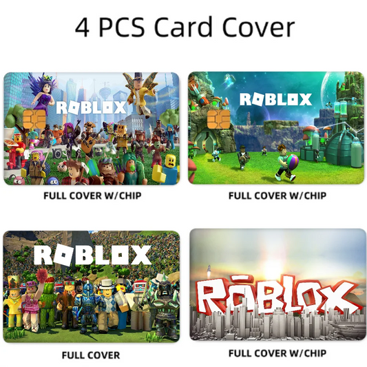 Anime Roblox Card Skin Stickers Set (4pcs)