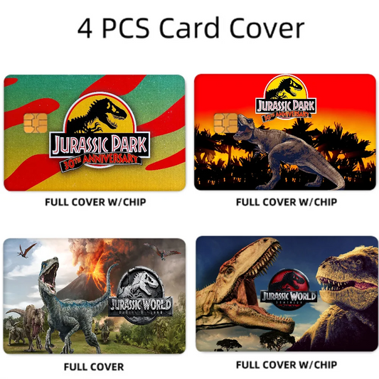 Jurassic World Dominion Card Stickers Set (4 Pcs)