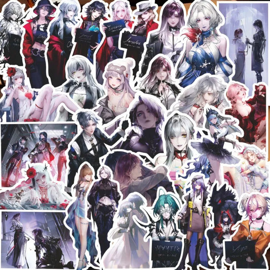 50pcs Path To Nowhere Decorative Stickers for Laptop, Phone, Car, Scooter, Suitcase, Water Bottle