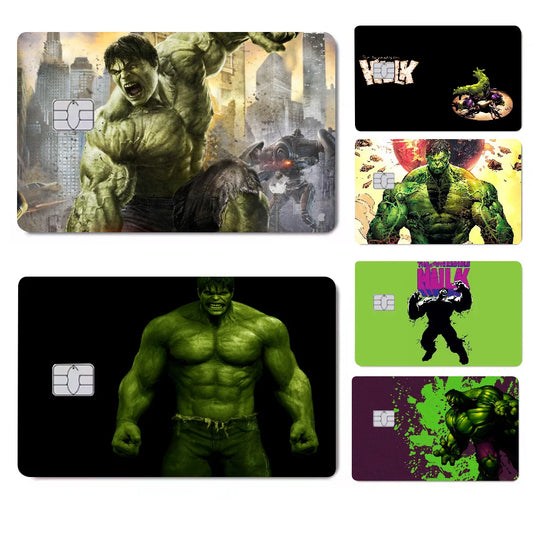 Hulk Anime Card Skin Stickers Set (4pcs)