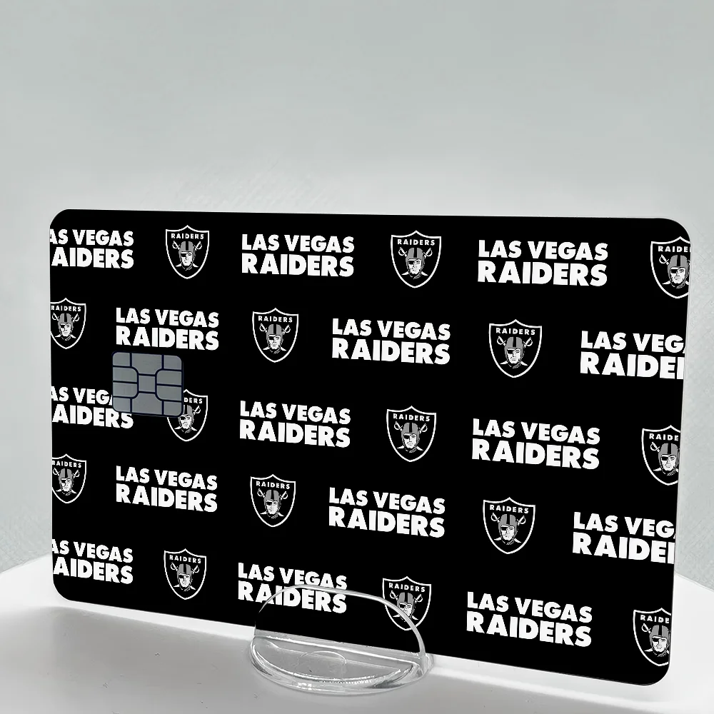 Raiders Logo Credit Card Skin Stickers 4pcs Set