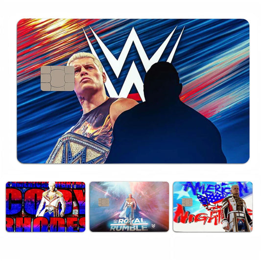 Cody Rhodes Anime Card Skin Cover for Debit/Credit Cards