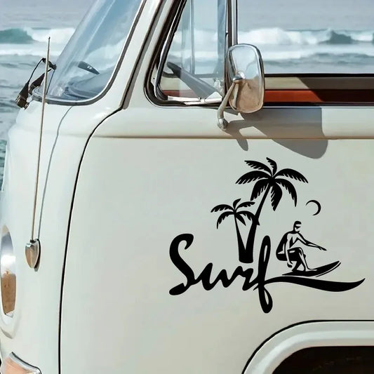 Summer Surf Car Stickers - Stylish Auto Accessories