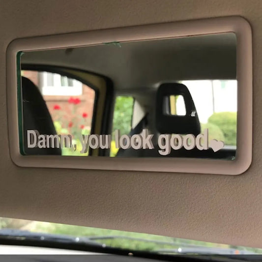 Car Mirror Decals: Stylish PVC Vinyl Stickers