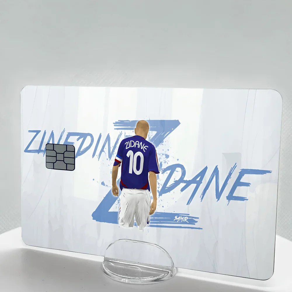 France Football Anime Sticker Set for Credit Cards