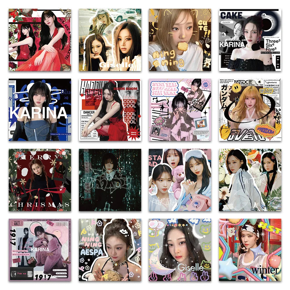 K-pop Star Idol Girls Band Sticker Packs