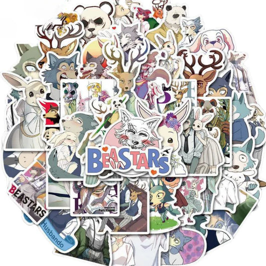 BEASTARS Stickers Pack for Laptop, Phone, Water Bottle, Scooter, Suitcase, Refrigerator