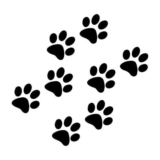 Car Stickers Cat Paw PrintSticker on Car 3D Carbon Fiber VinvMotorcycles Decoration Stickers and Decals