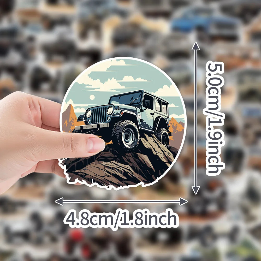 Cool Off-Road Vehicle Series Sticker Packs