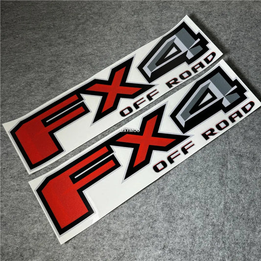 FX4 Off Road Truck Bedside Decals for F150 F250 F350 F450