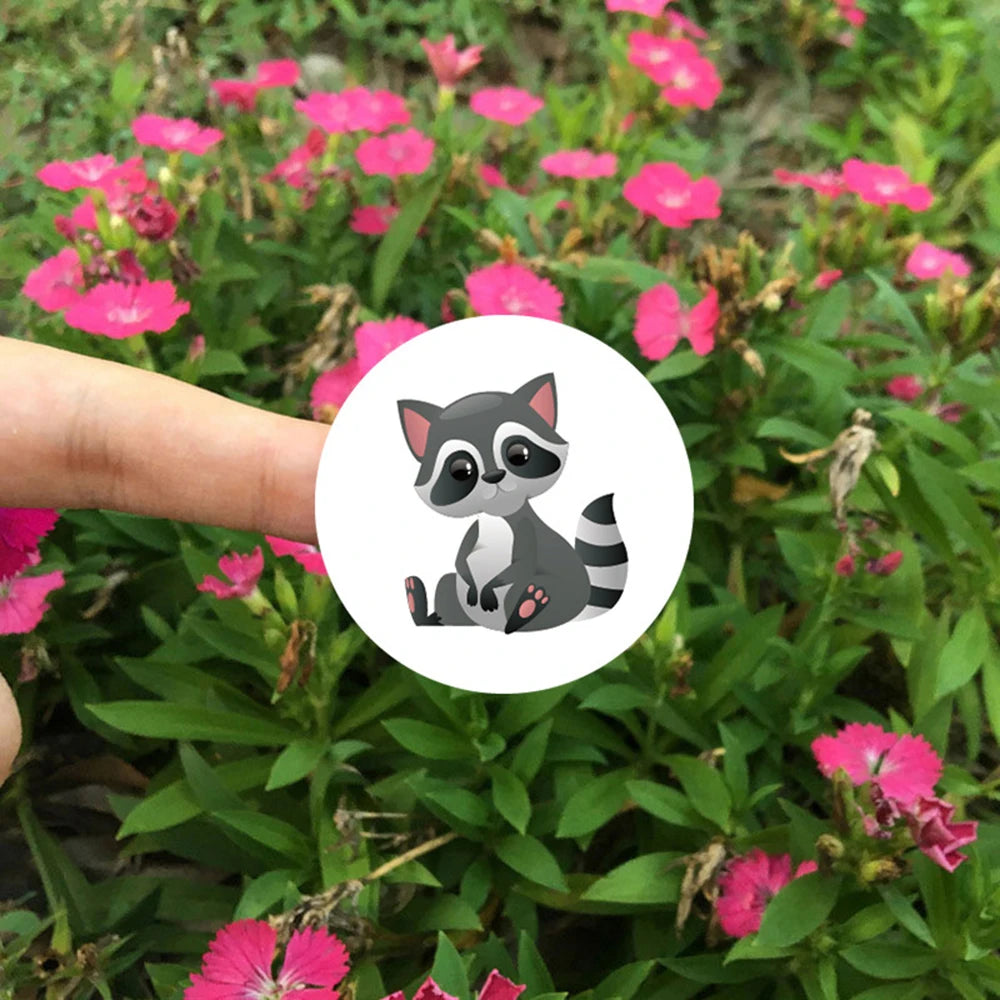 100-500pcs Animal Reward Sticker Cute Cartoon Stickers For Children Holiday Gift Decoration DIY Decorative Sealant Stationery