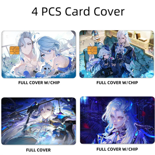 Neuvillette Genshin Impact Credit Card Sticker Waterproof