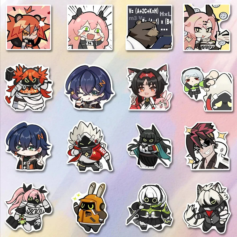 10/30/54pcs Anime Game Zenless Zone Zero Stickers Decals Skateboard Phone Laptop Motorcycle Waterproof Sticker Kids Classics Toy