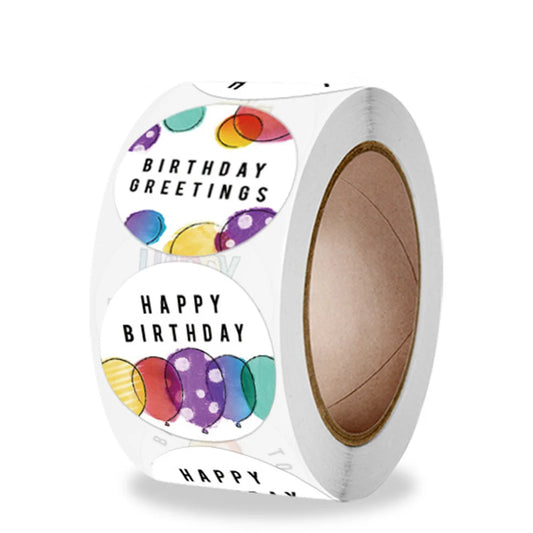 Birthday Stickers: Gift, Decoration, Scrapbook Labels