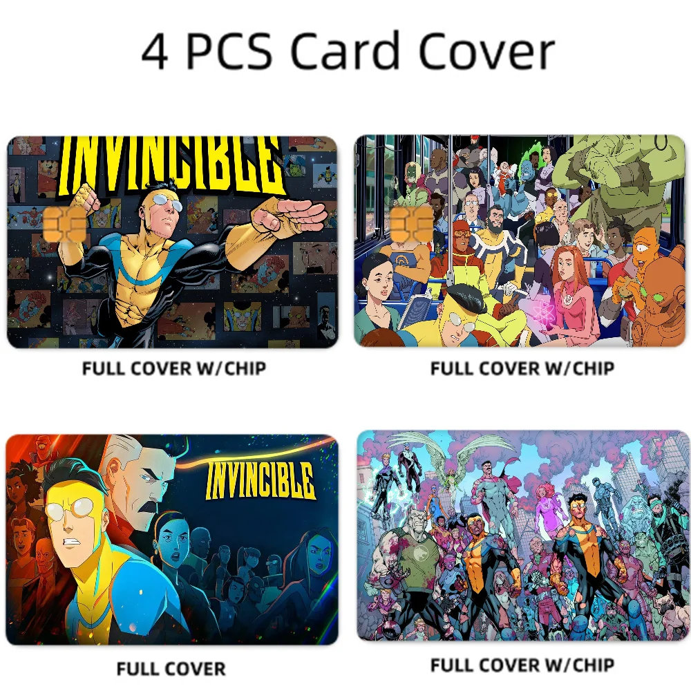 Credit/Debit Card Waterproof Sticker Set (4pcs)