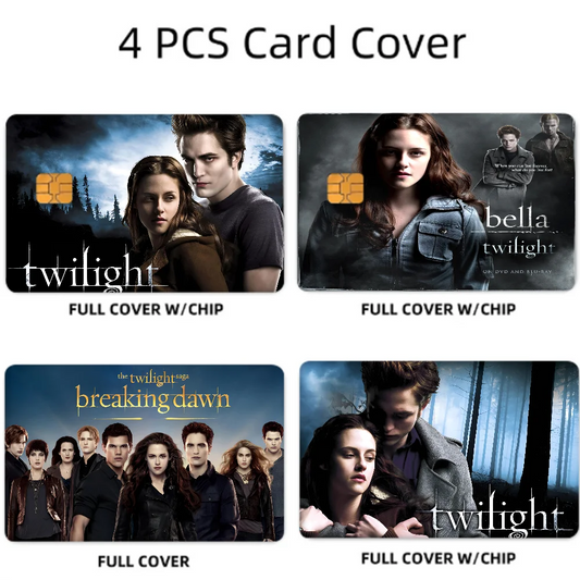 Credit Card Skin Stickers Set (4 Pcs) Waterproof & Anti-scratch