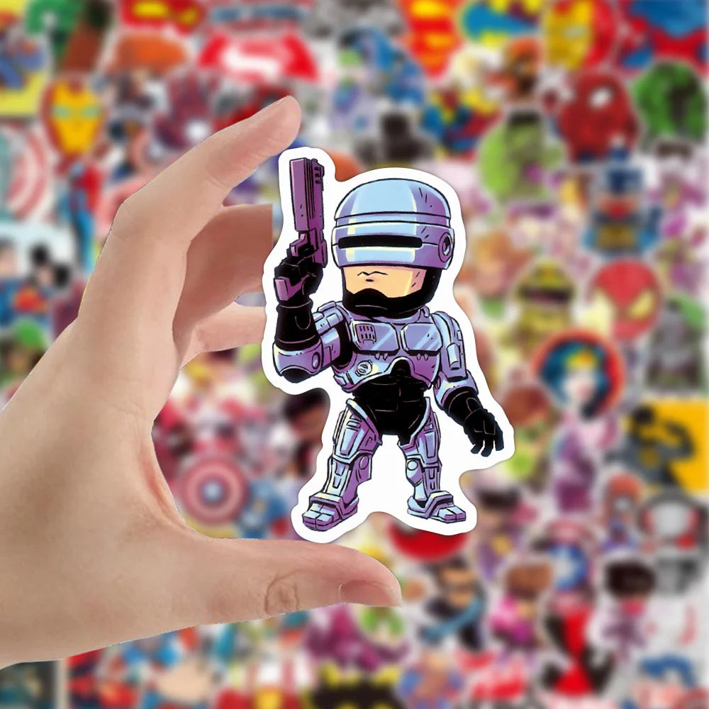 10/30/50/100pcs Disney Marvel The Avengers Cute Super Hero Cartoon Stickers DIY Motorcycle Skateboard Laptop Phone Cool Sticker