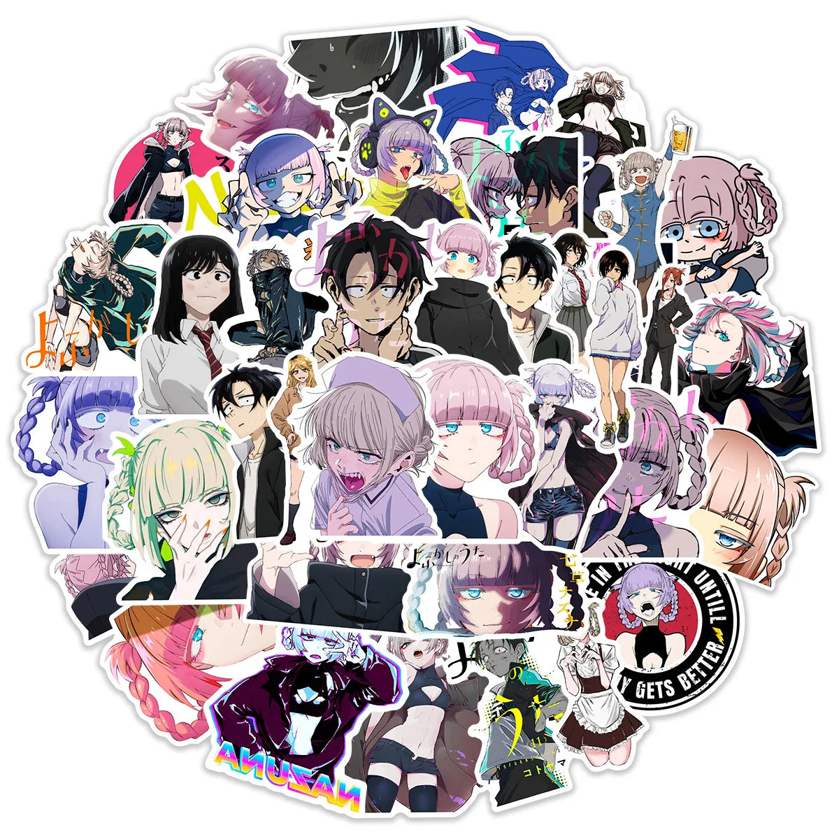 Call of the Night Anime Stickers: Waterproof Decals 10/30/50PCS