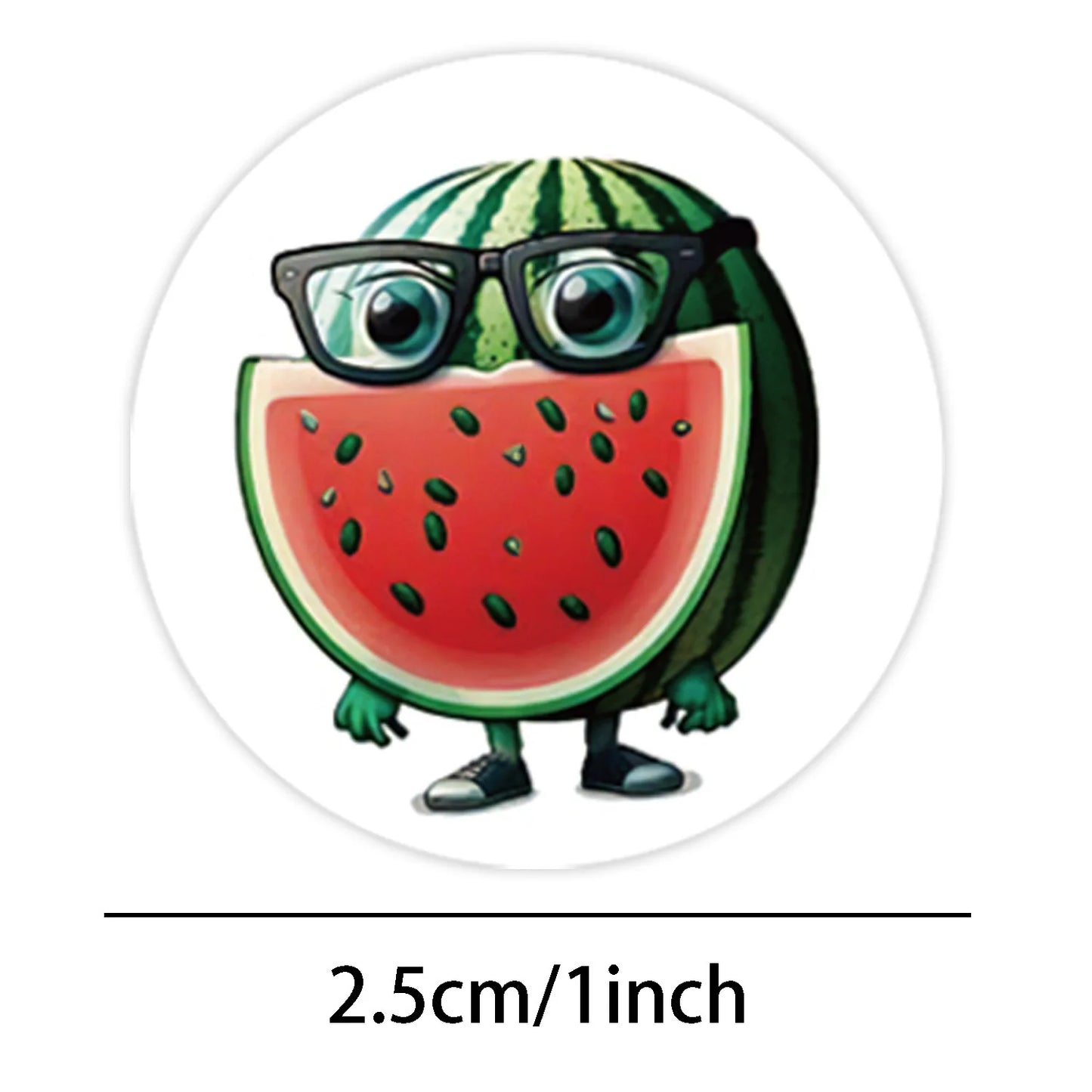 100-500pcs Summer Watermelon Stickers Crafts And Scrapbooking Stickers Kids Toys Book Decorative Sticker DIY Stationery