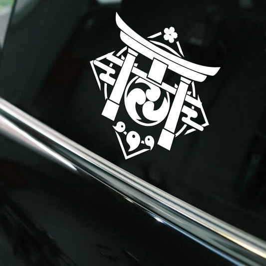 Inazuma Car Stickers: Durable Self-Adhesive Decals