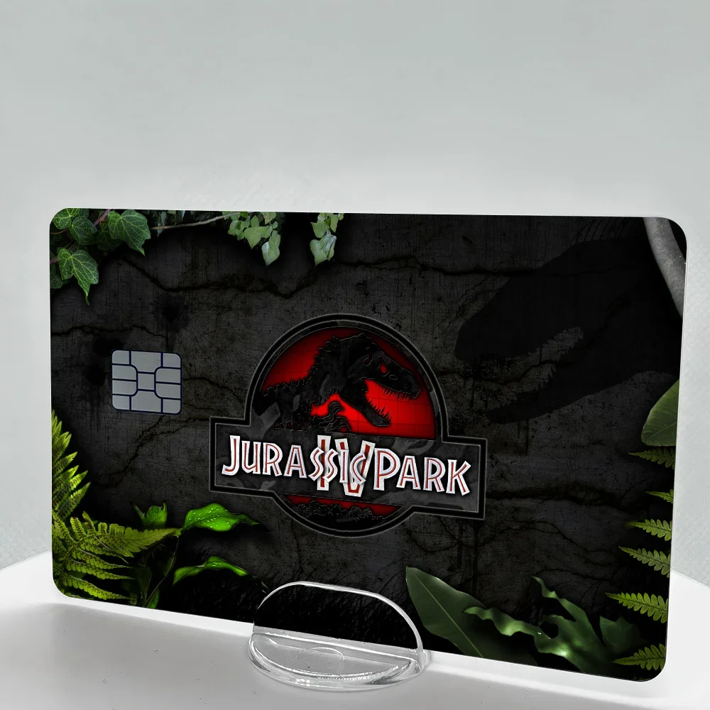 Jurassic Dinosaur Card Stickers Set 4pcs