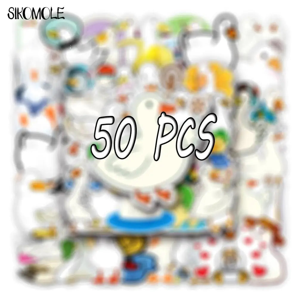 Cartoon Duck Stickers Pack for Kids - DIY, Helmet, Skateboard, Laptop, Motorcycle Decals