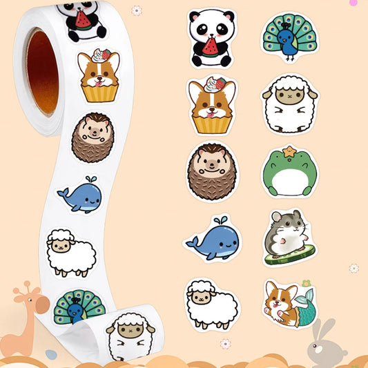 Animal Reward Stickers for Kids - Motivational School Decals