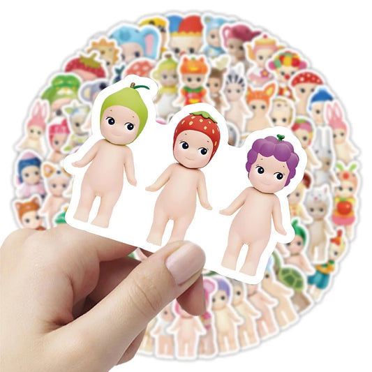 Sonny Angel Stickers 10/30/50/102PCS Cute Cartoon Kawaii Decals for Luggage Laptop Guitar Car Bike Scrapbook