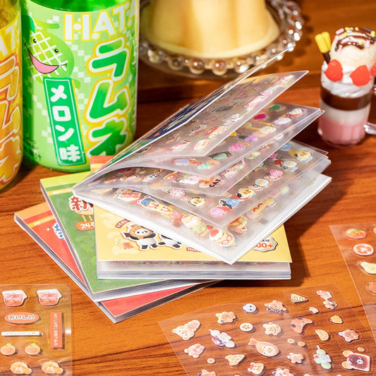 Y2K Kawaii Sticker Book: 24pcs Scrapbooking & Journal Set